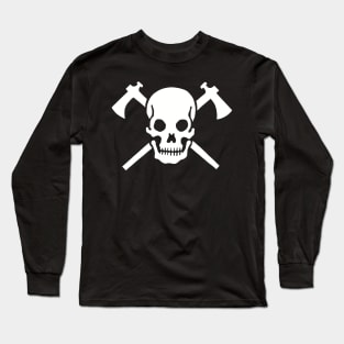 Skull Tomahawk Long Sleeve T-Shirt